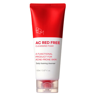 BOM Ac Red Free Cleansing Foam - valomosios veido putos