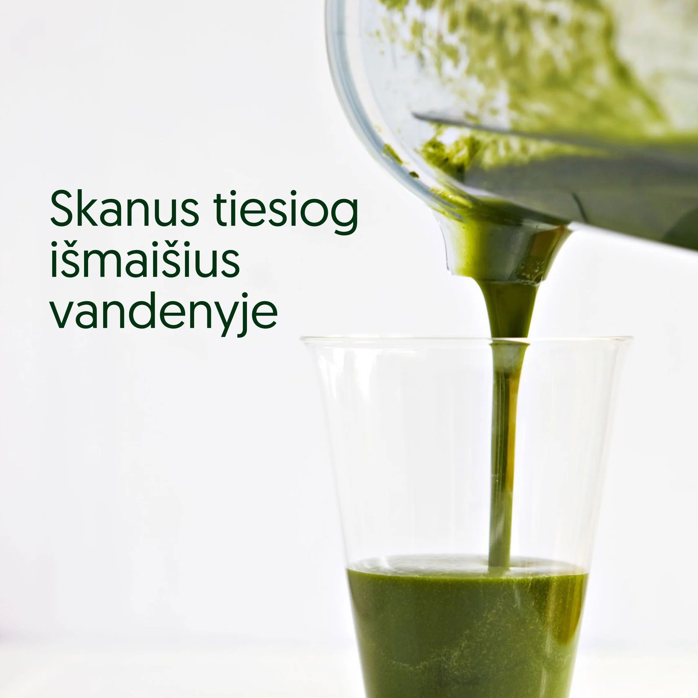 EVERJUNO Green Powder Detox - Ekologiškas žaliasis mišinys