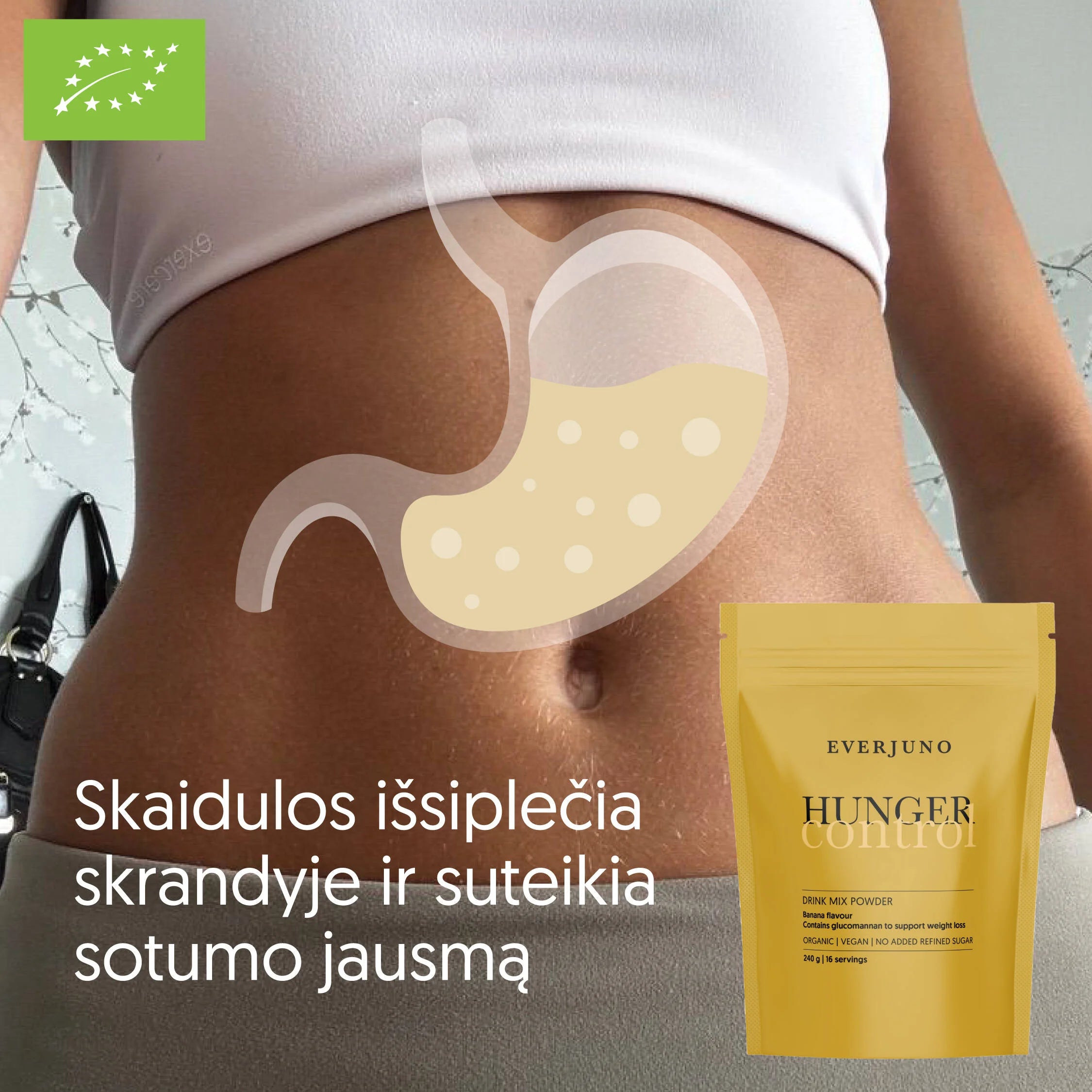 EVERJUNO Hunger Control - Ekologiškas supermaisto mišinys