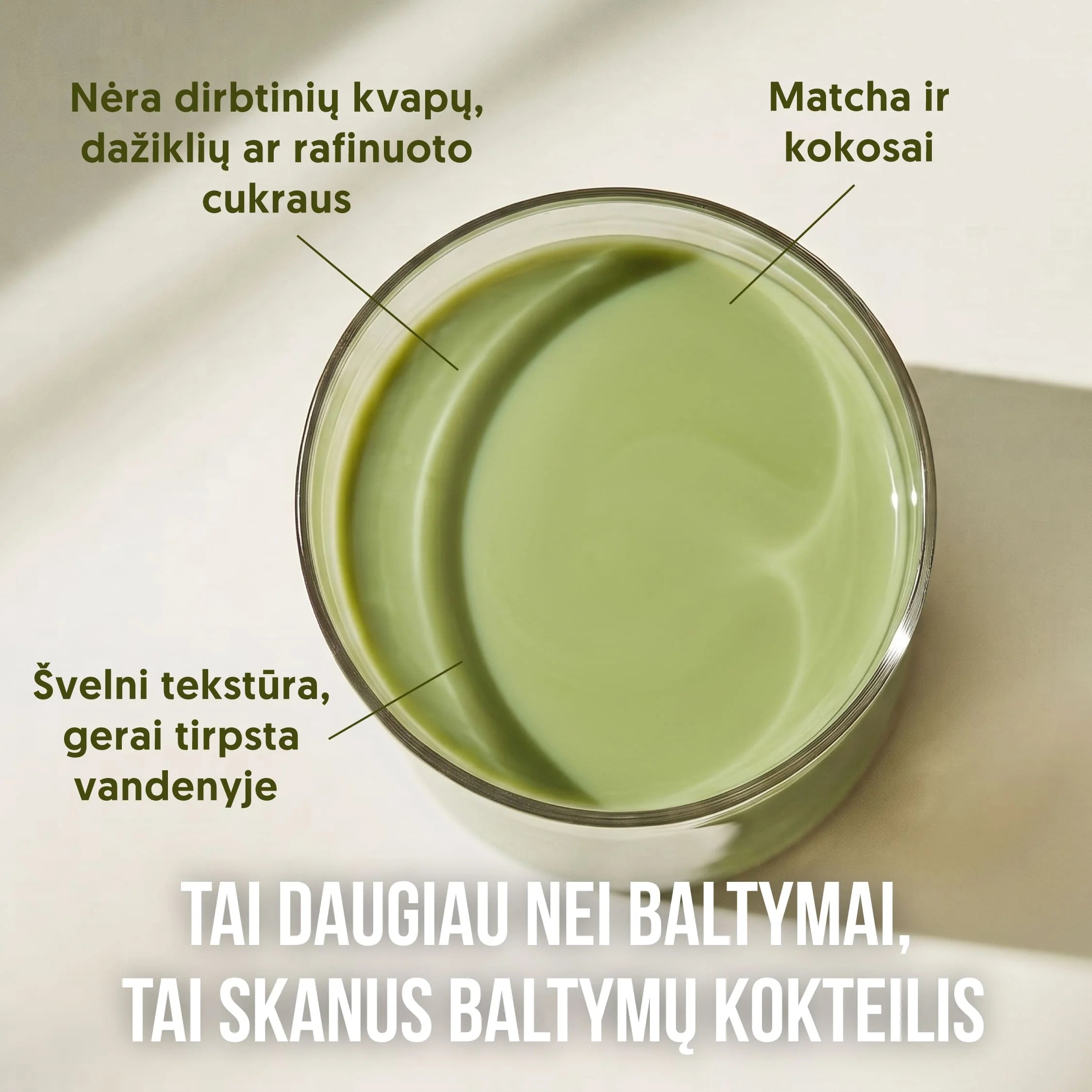 EVERJUNO Vegan Protein Matcha - Baltymai
