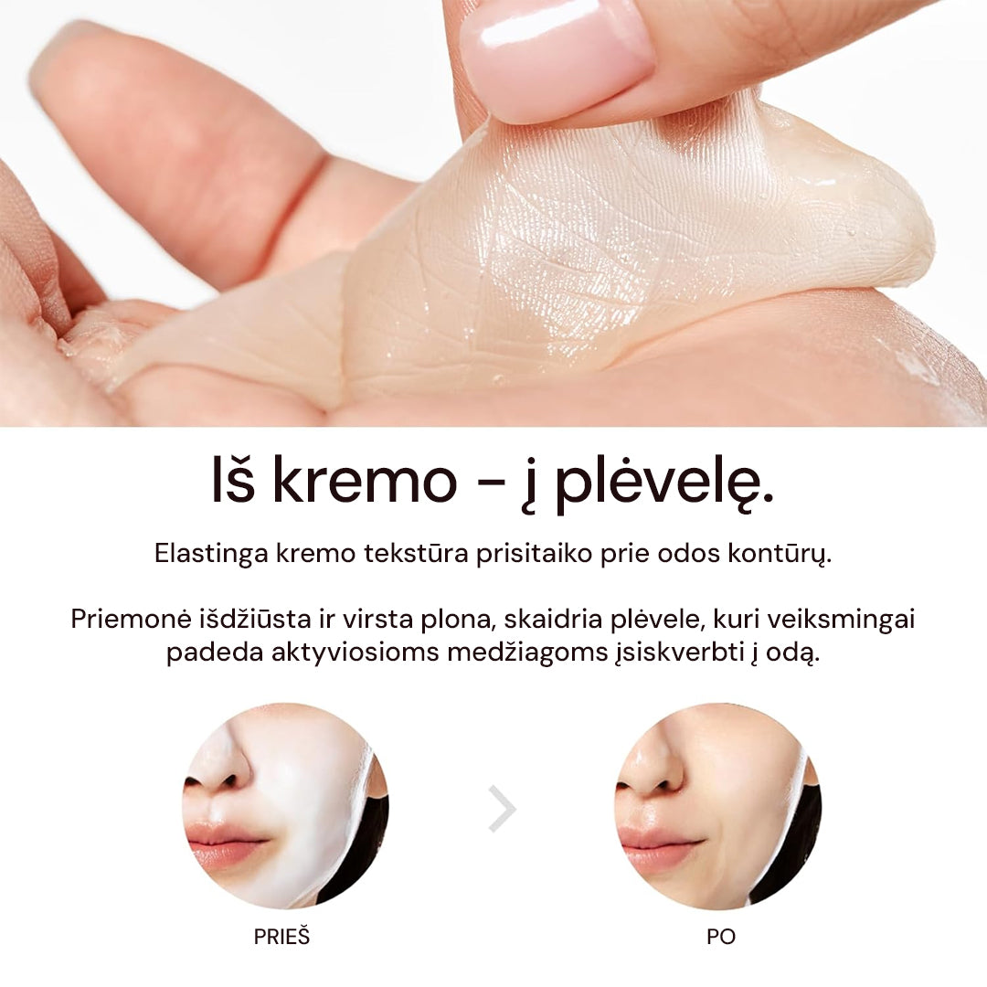 ABIB Lifting Collagen Wrapping Mask Jericho Rose Film - stangrinamoji nulupama veido kaukė