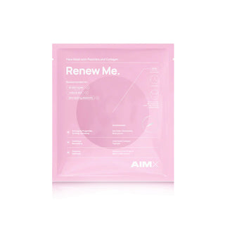 AIMX Renew Me - Anti-aging veido kaukė su peptidais ir kolagenu