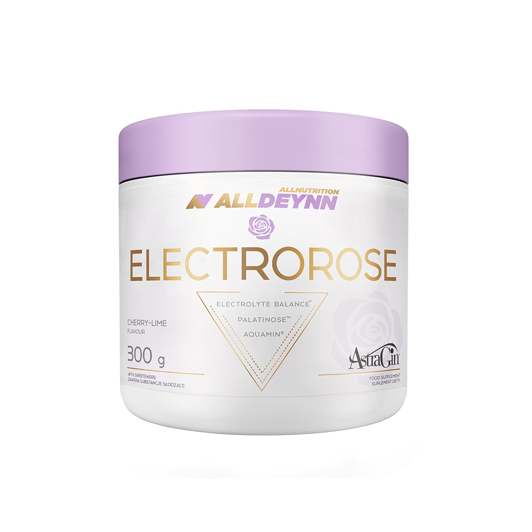 ALLDEYNN Electrorose - elektrolitų gėrimo milteliai vyšnių ir žaliųjų citrinų skonio, 300 g