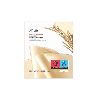 ANUA Rice 70 Glow Collagen Mask - veido kaukė
