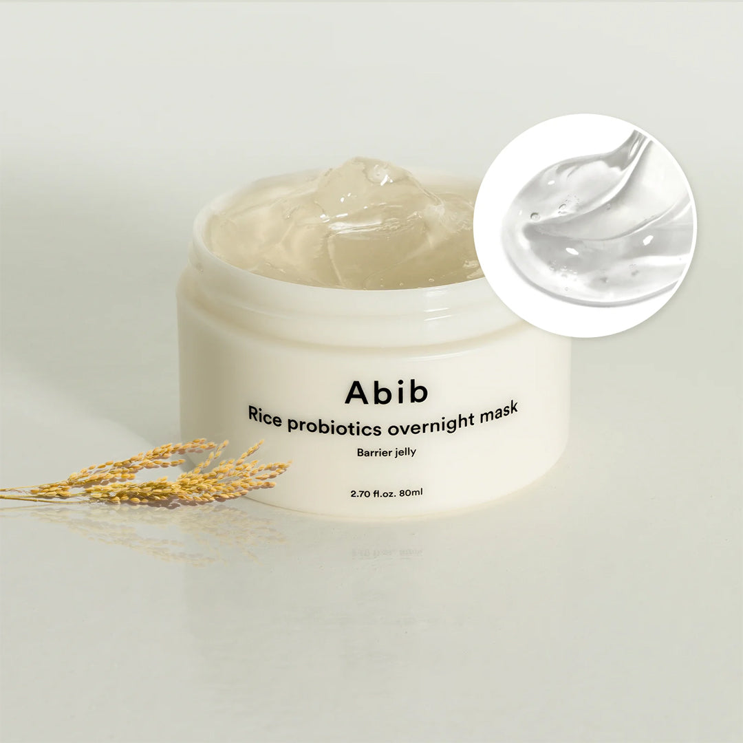 ABIB Rice Probiotics Overnight Mask Barrier Jelly - naktinė veido kaukė