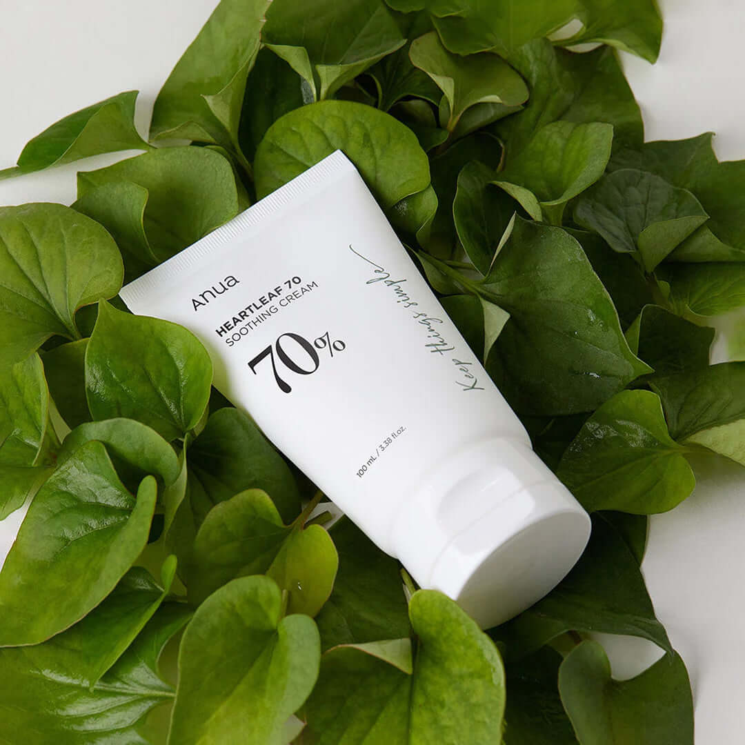 ANUA Heartleaf 70% Soothing Cream - raminantis veido kremas