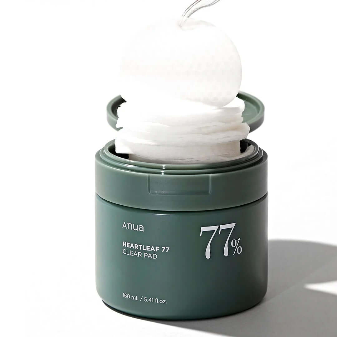 ANUA Heartleaf 77% Toner Pad - raminamieji veido padeliai