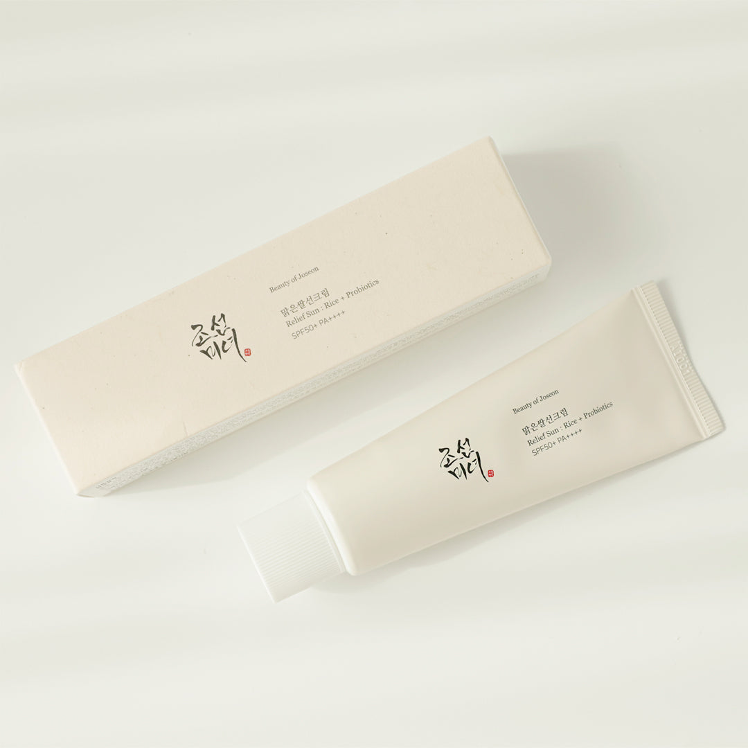 BEAUTY OF JOSEON Relief Sun Rice + Probiotics SPF50+ - apsauginis kremas nuo saulės