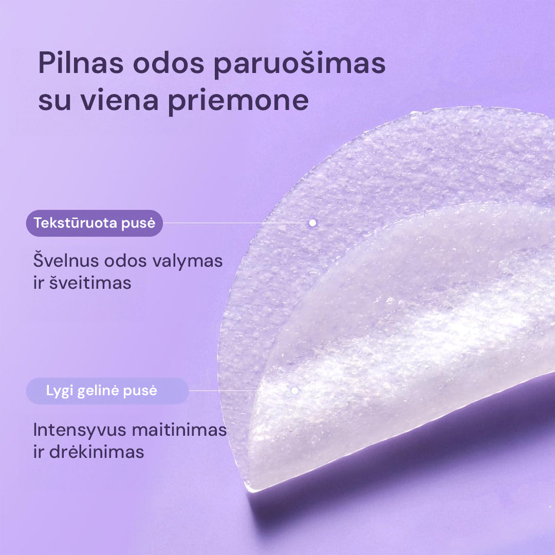 BIODANCE Caviar PDRN Dual Gel Toner Pads - geliniai toniko diskeliai