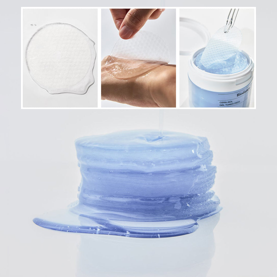 BIODANCE Cera-Nol Gel Toner Pads - geliniai toniko diskeliai