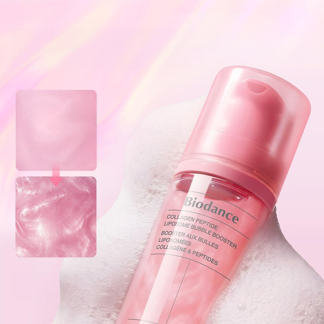 BIODANCE Collagen Peptide Liposome Bubble Booster - putojanti veido esencija