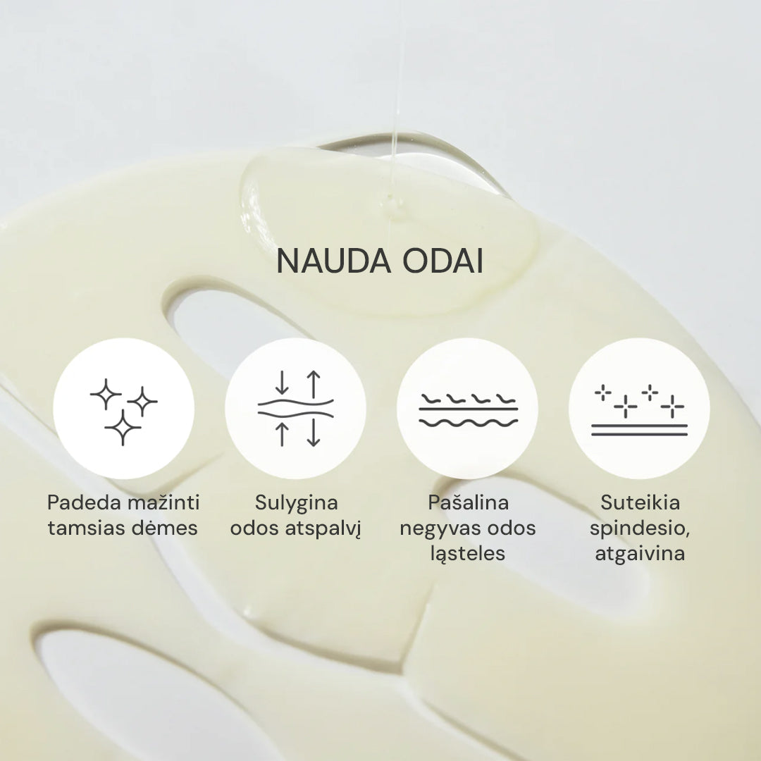 BIODANCE Radiant Vita Niacinamide Real Deep Mask - veido kaukė su niacinamidu