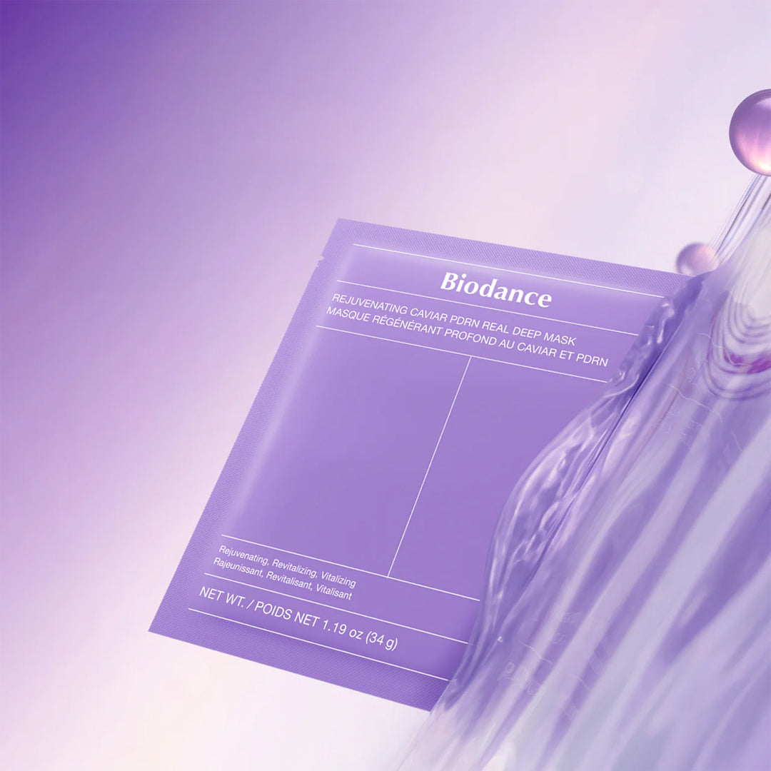BIODANCE Rejuvenating Caviar PDRN Real Deep Mask - intensyviai atstatanti veido kaukė