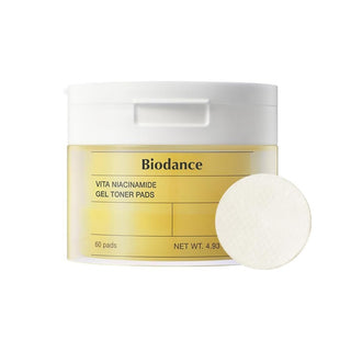 BIODANCE Vita Niacinamide Gel Toner Pads - geliniai toniko diskeliai