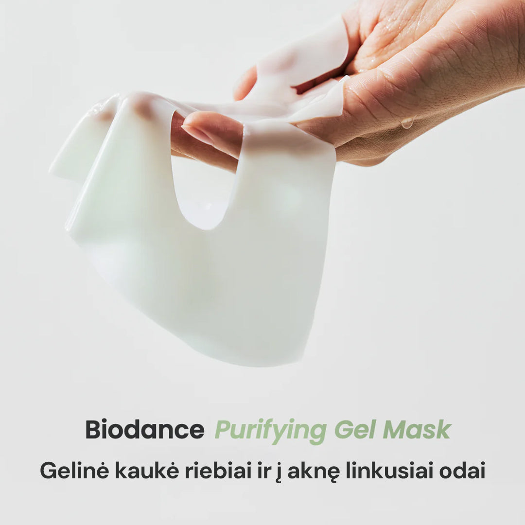BIODANCE Refreshing Sea Kelp Real Deep Mask - veido kaukė su jūros dumblių ekstraktu