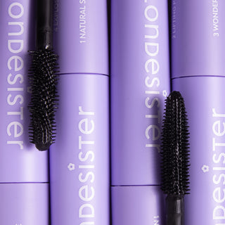 BLONDESISTER 4 in 1 Click&Turn - juodas blakstienų tušas