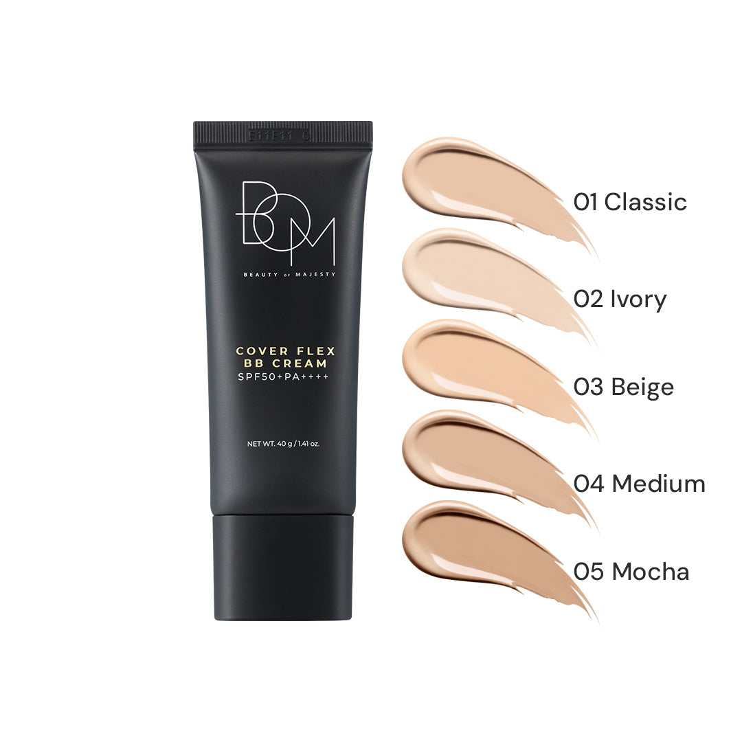 BOM Cover Flex BB Cream SPF50+PA++++ - BB kremas