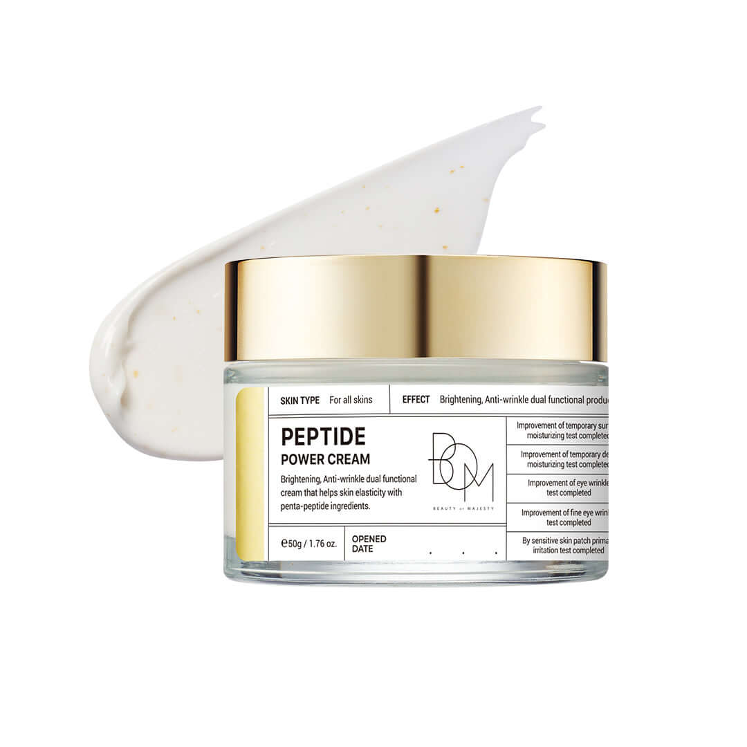 BOM Peptide Power Cream - kremas su peptidais ir auksu