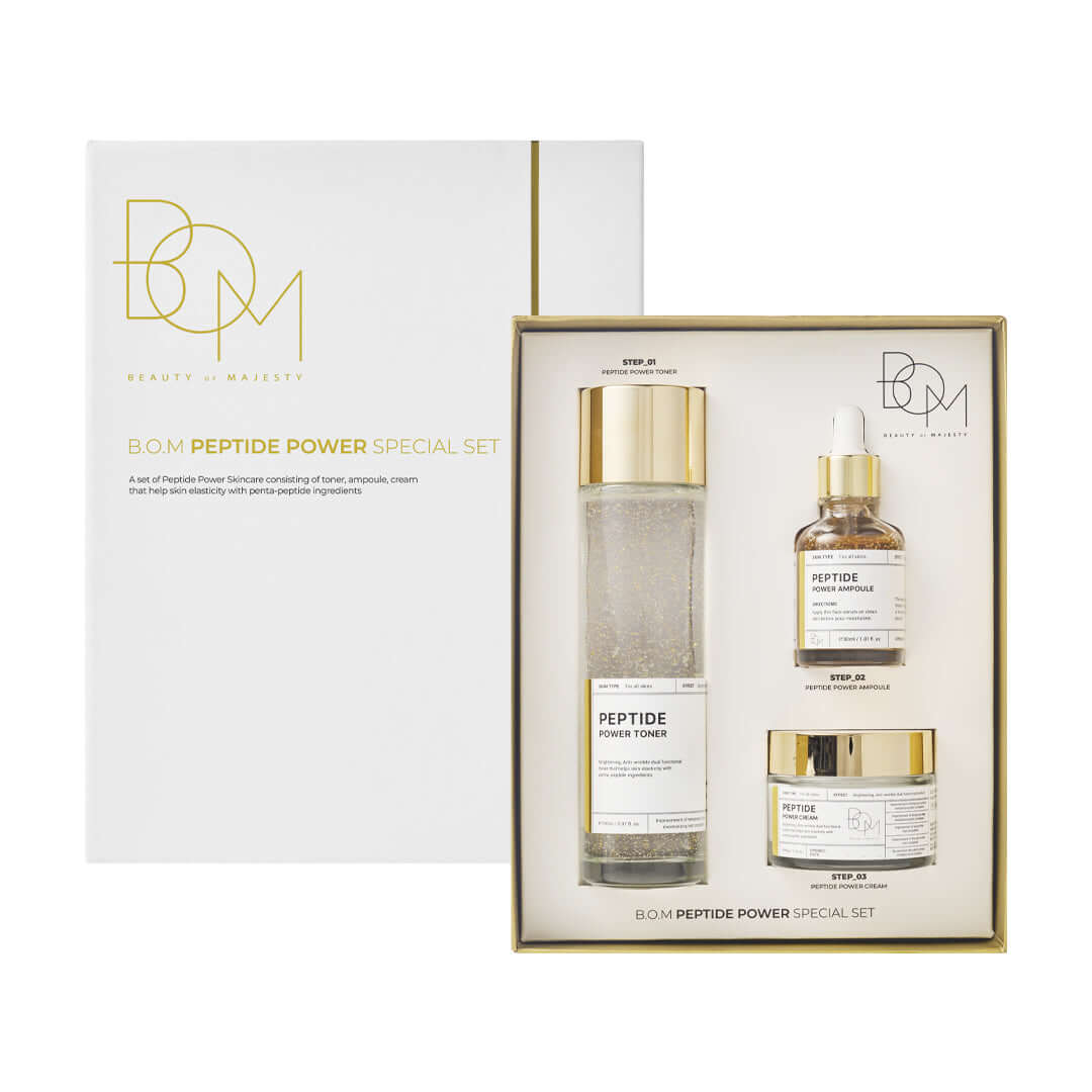 BOM Peptide power Special Set - 3 produktų rinkinys