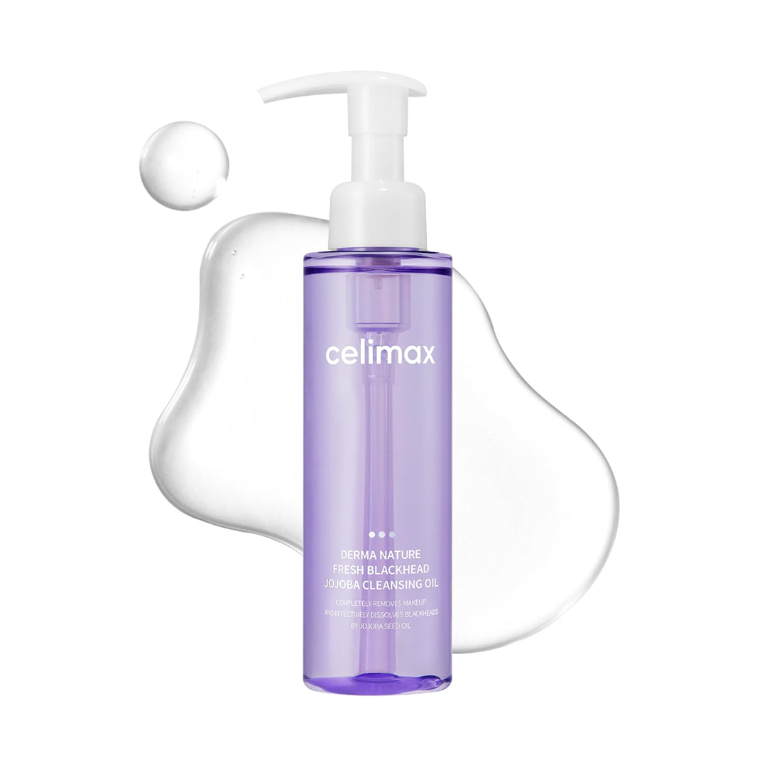 CELIMAX Derma Nature Fresh Blackhead Jojoba Cleansing Oil - valomasis veido aliejus