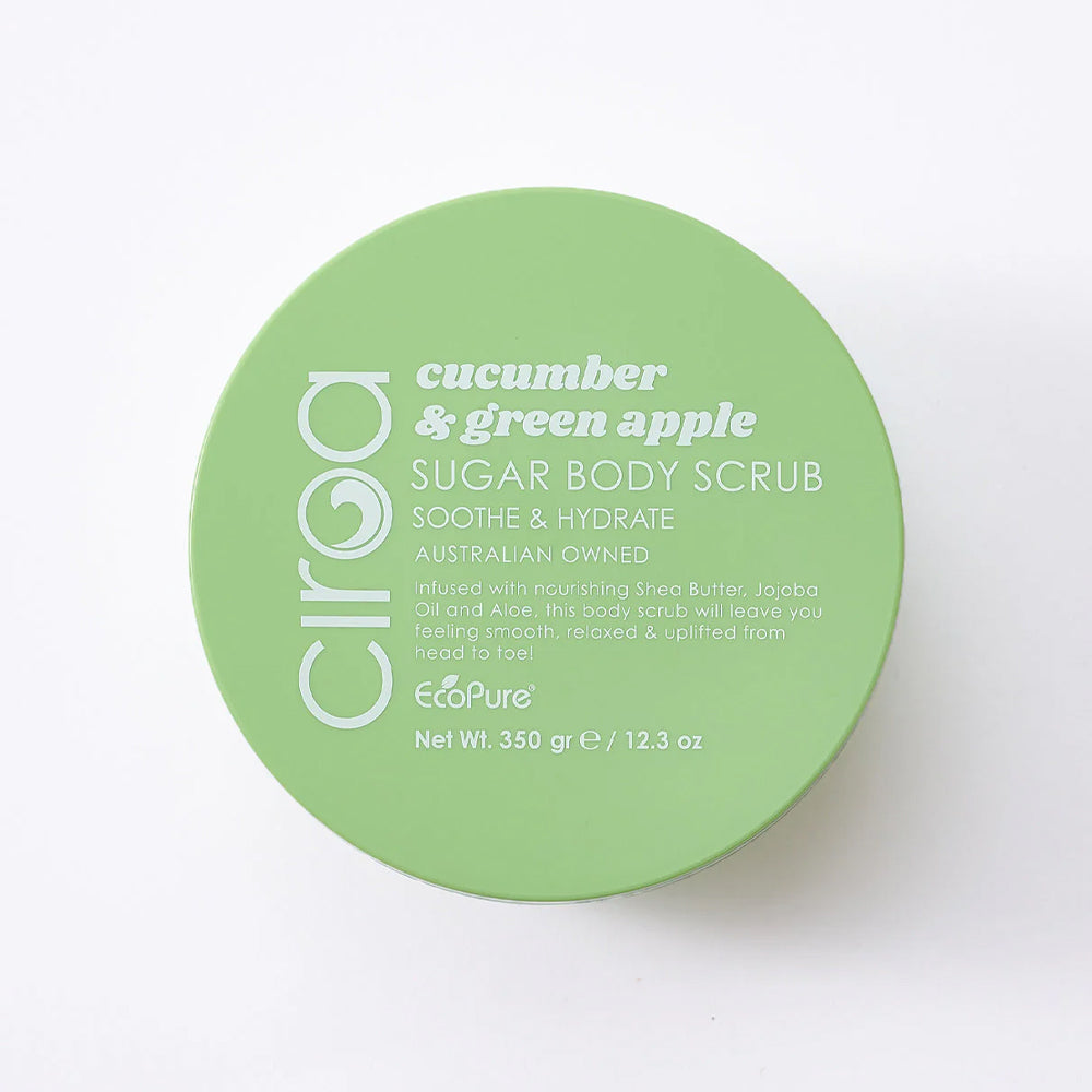 CIROA Cucumber & Apple - kūno šveitiklis 350g