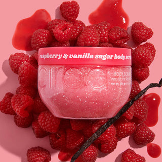 CIROA Raspberry & Vanilla - kūno šveitiklis 350g