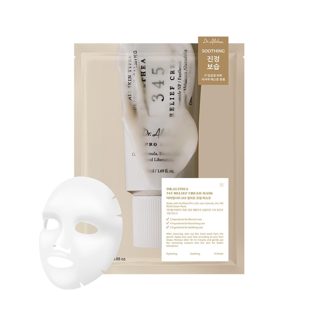 DR.ALTHEA 345 Relief Cream Mask – raminanti veido kaukė