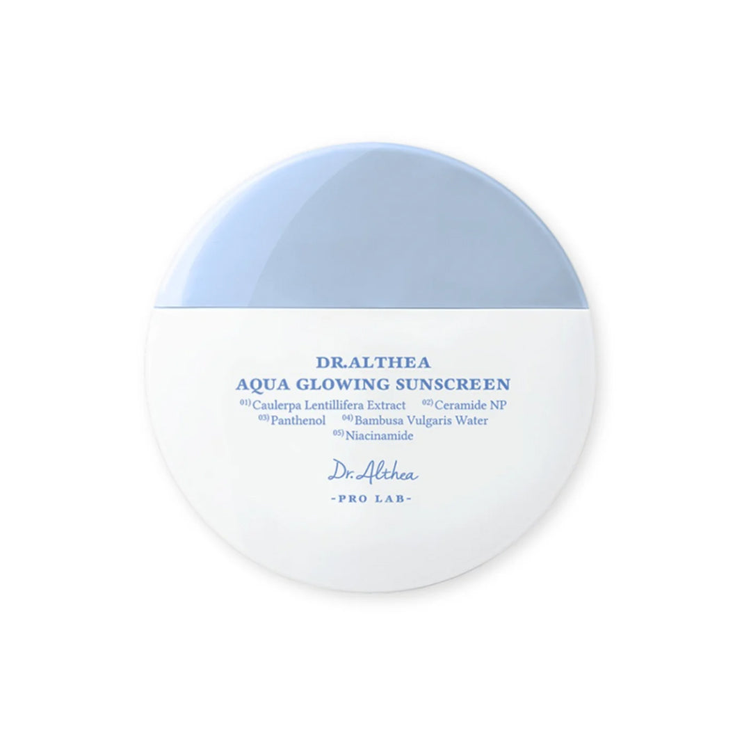 DR.ALTHEA Aqua Glowing Sunscreen SPF50+ - drėkinamasis kremas nuo saulės