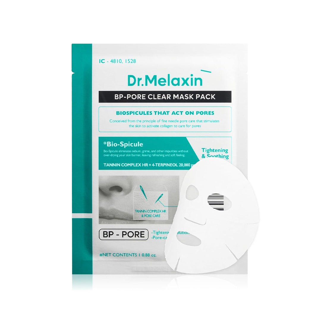 DR.MELAXIN BP Pore Clear Mask - poras valanti veido kaukė
