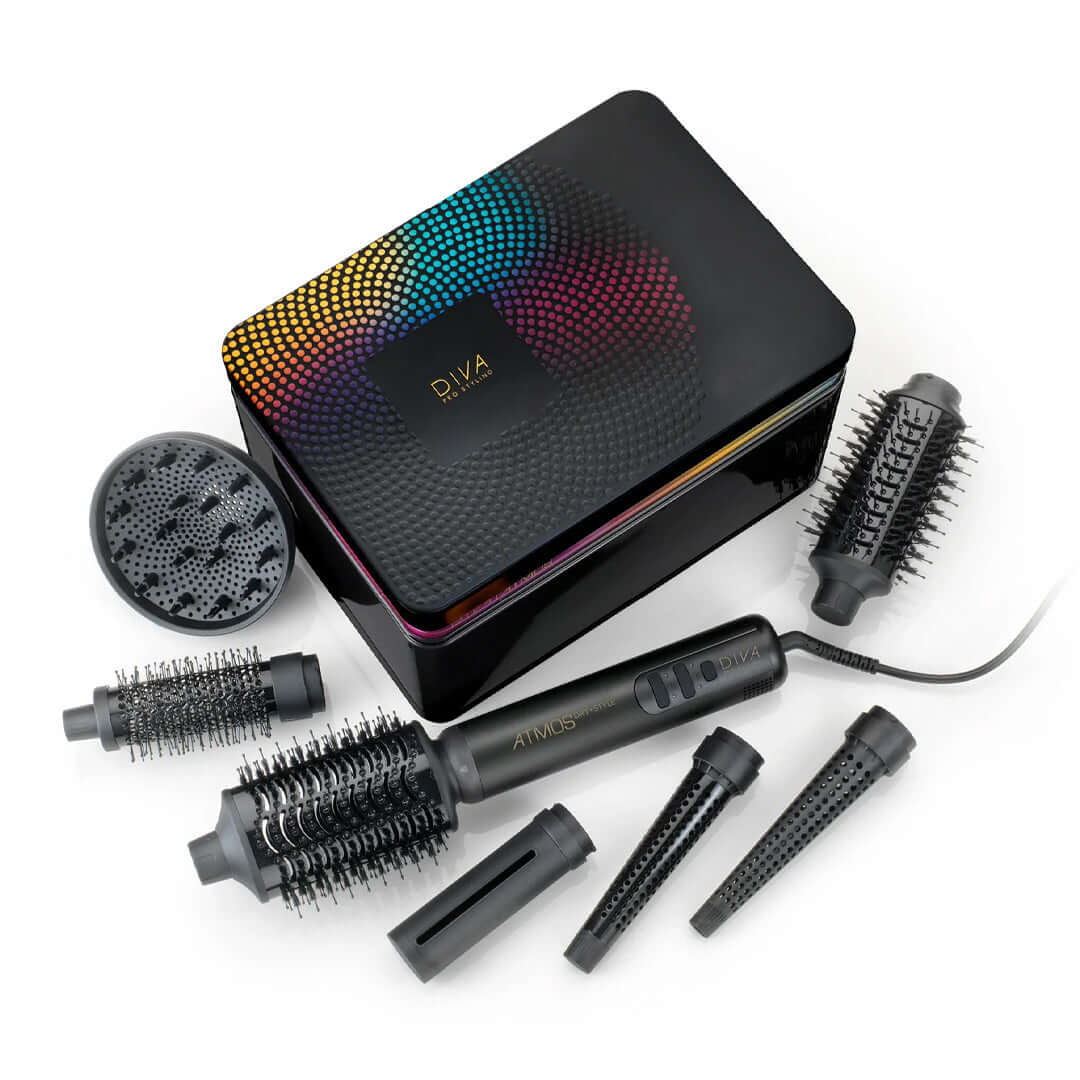 DIVA Pro Styling Atmos Dry+Style - plaukų džiovintuvas ir formuotuvas
