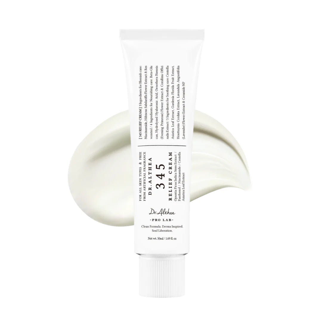DR.ALTHEA 345 Relief Cream – atkuriamasis veido kremas, 50ml