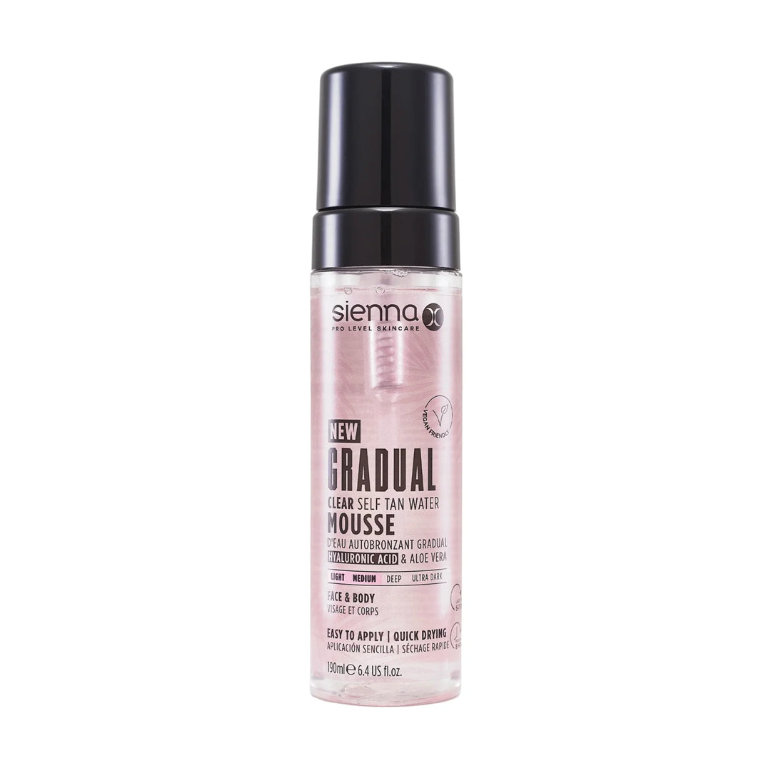 SIENNA X Gradual Tan Water Mousse - savaiminio įdegio putos