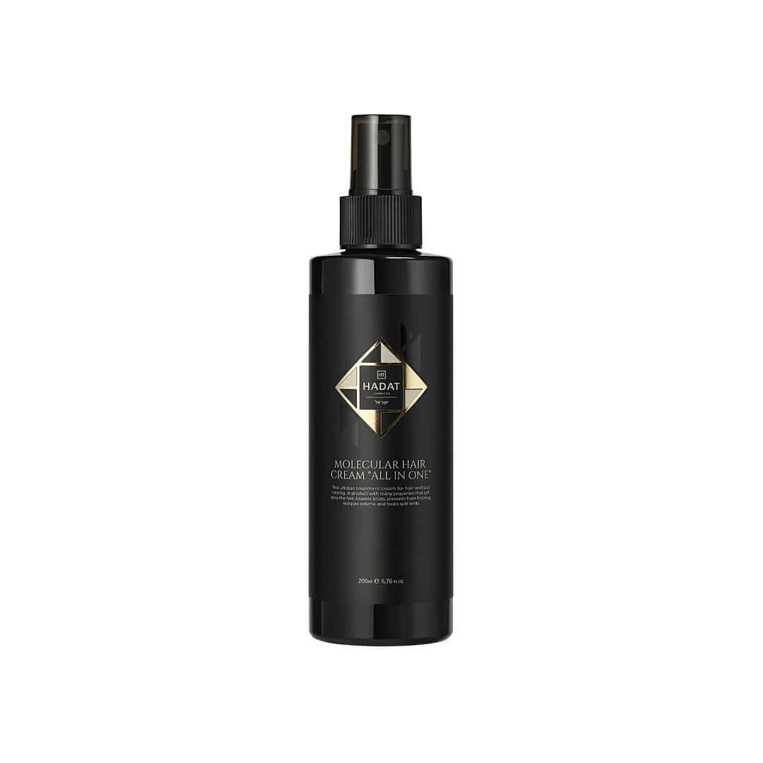 HADAT Cosmetics Molecular Hair Cream All In One Leave in cream spray – nenuplaunamas molekulinis kremas-purškiklis plaukams 200ml