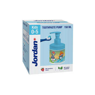 Jordan - children's toothpaste with dispenser (0-5 years)