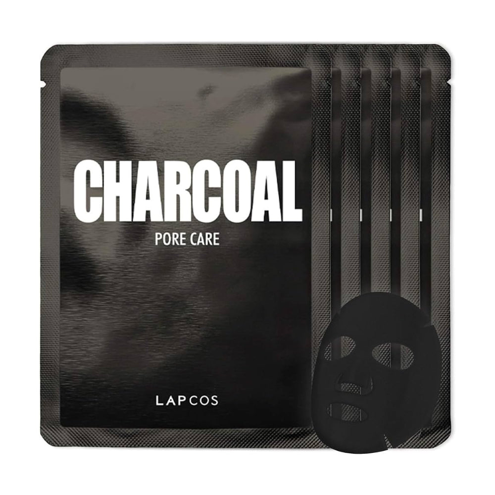 LAPCOS Daily Sheet Mask Charcoal - detoksikuojanti lakštinė veido kaukė