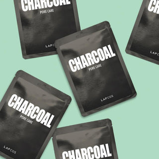 LAPCOS Daily Sheet Mask Charcoal - detoksikuojanti lakštinė veido kaukė
