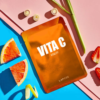 LAPCOS Daily Sheet Mask Vitamin C - lakštinė veido kaukė