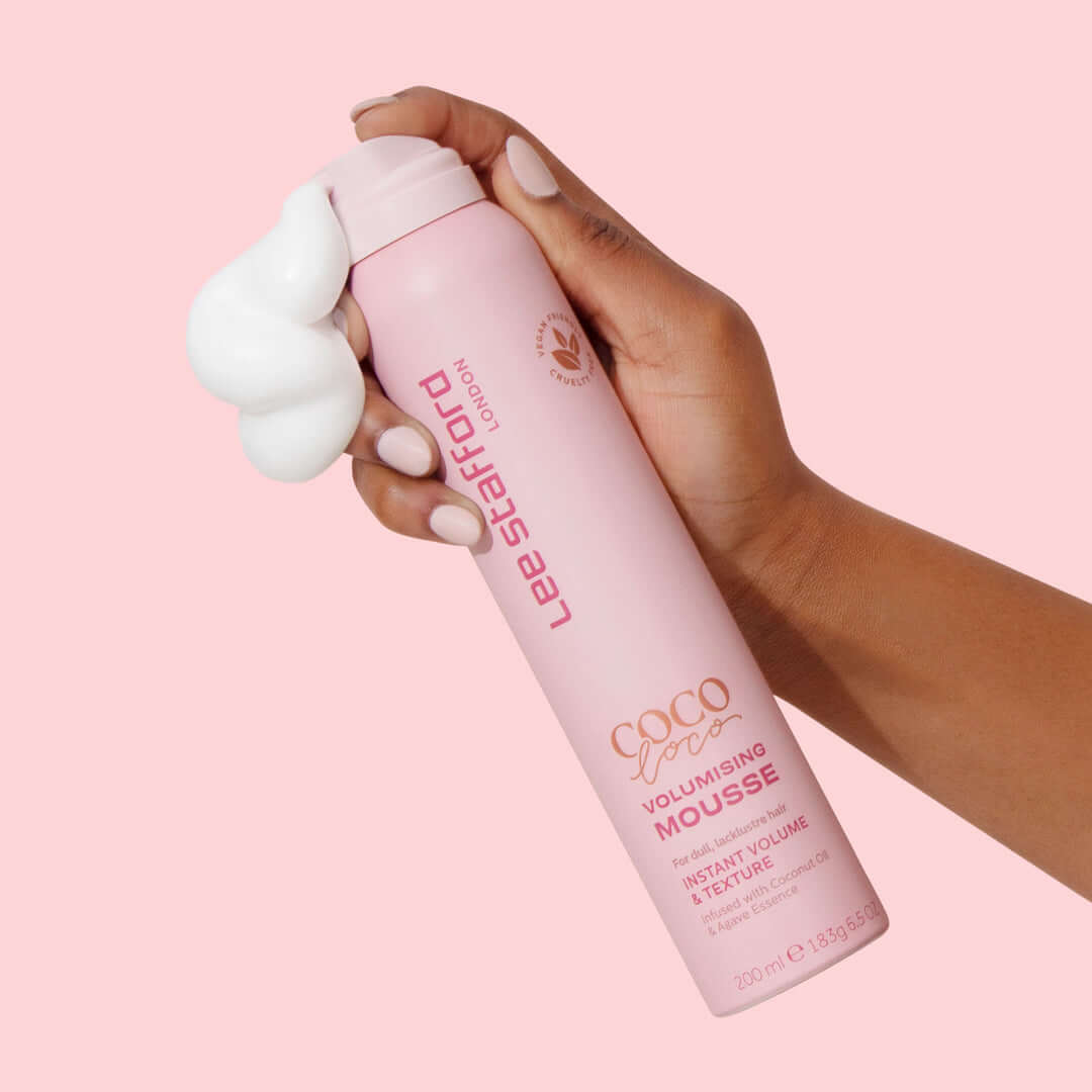 LEE STAFFORD Coco Loco Volumising Mousse - plaukų putos