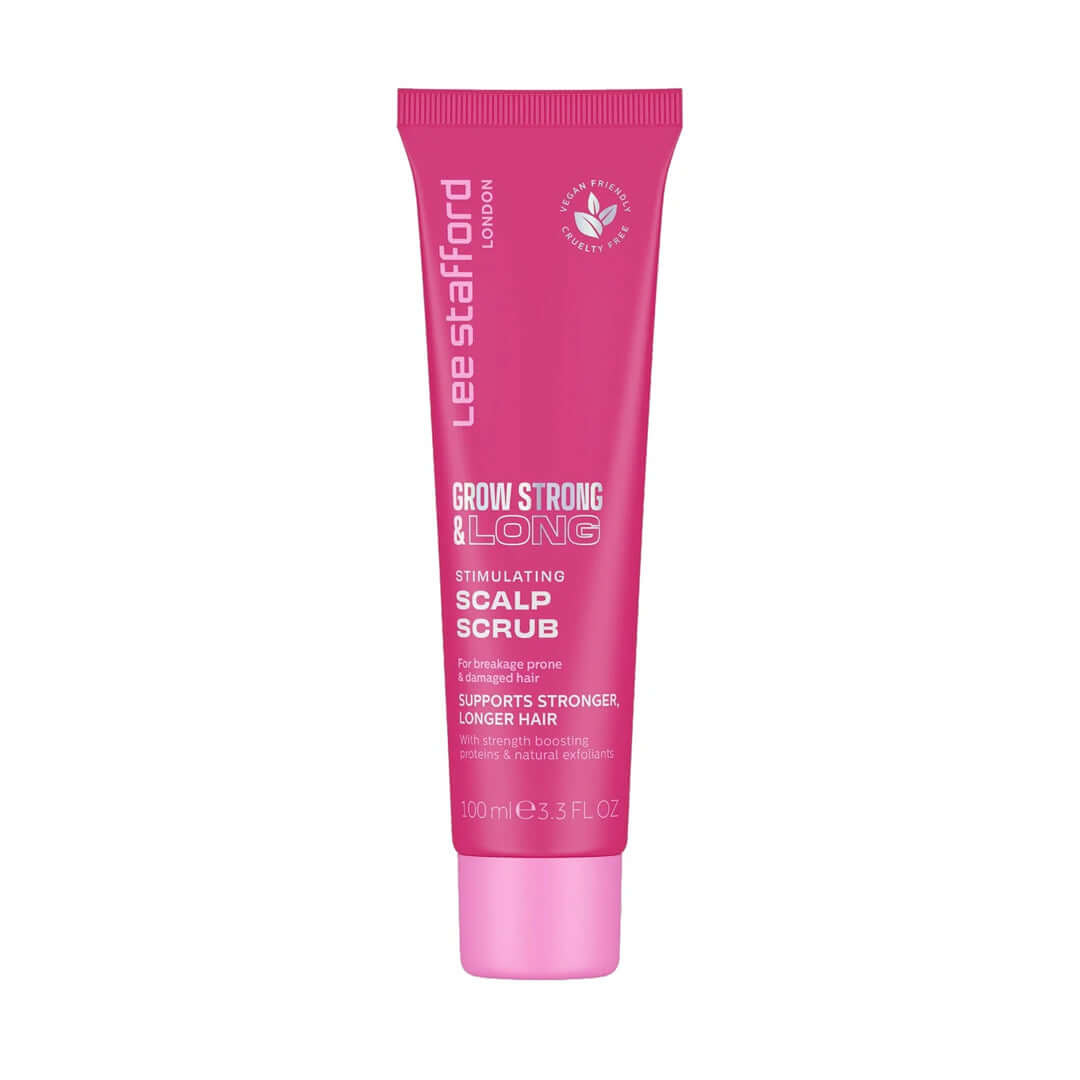 LEE STAFFORD Grow Strong & Long Stimulating Scalp Scrub - šveitiklis galvos odai
