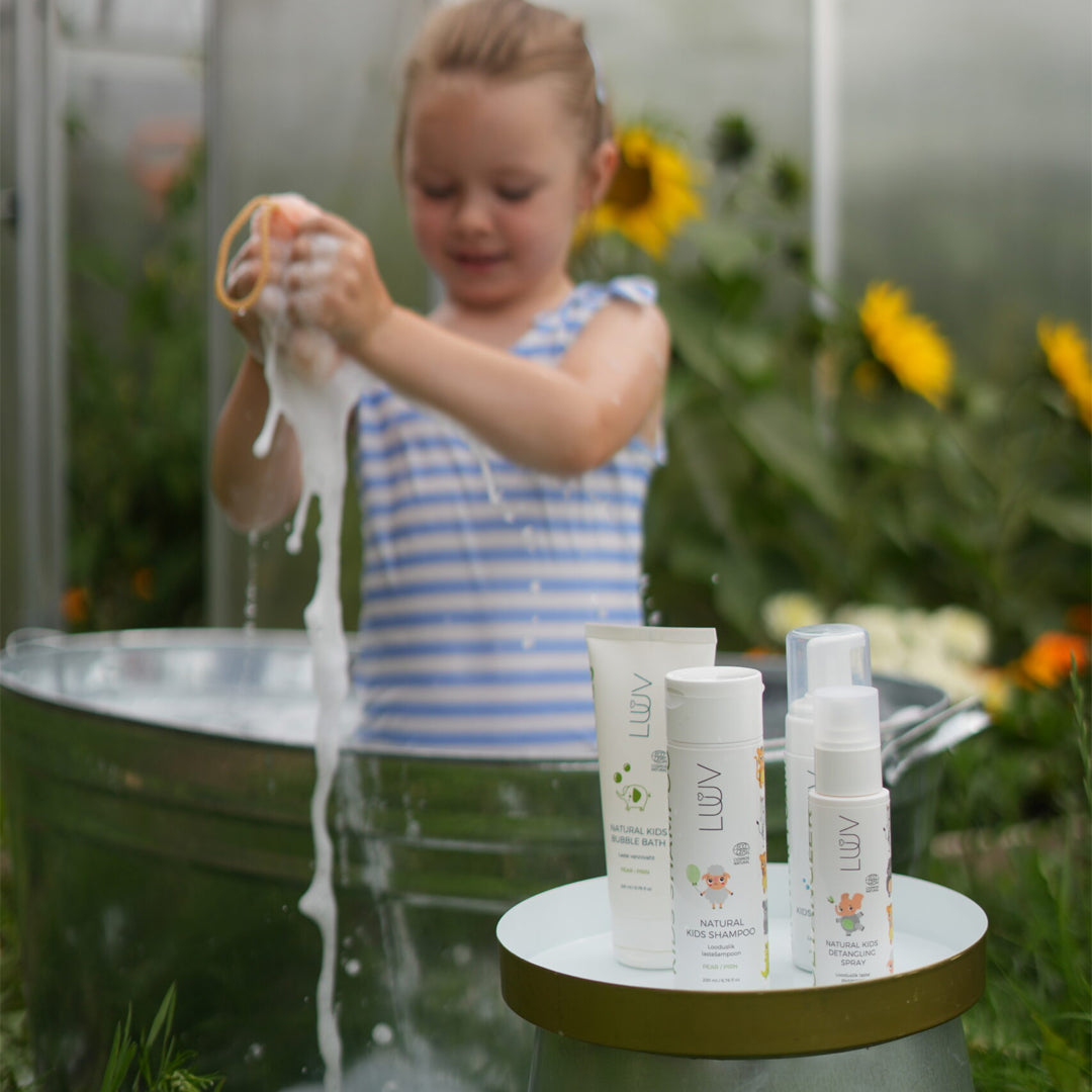 LUUV Natural Kids Shampoo Pear - šampūnas vaikams