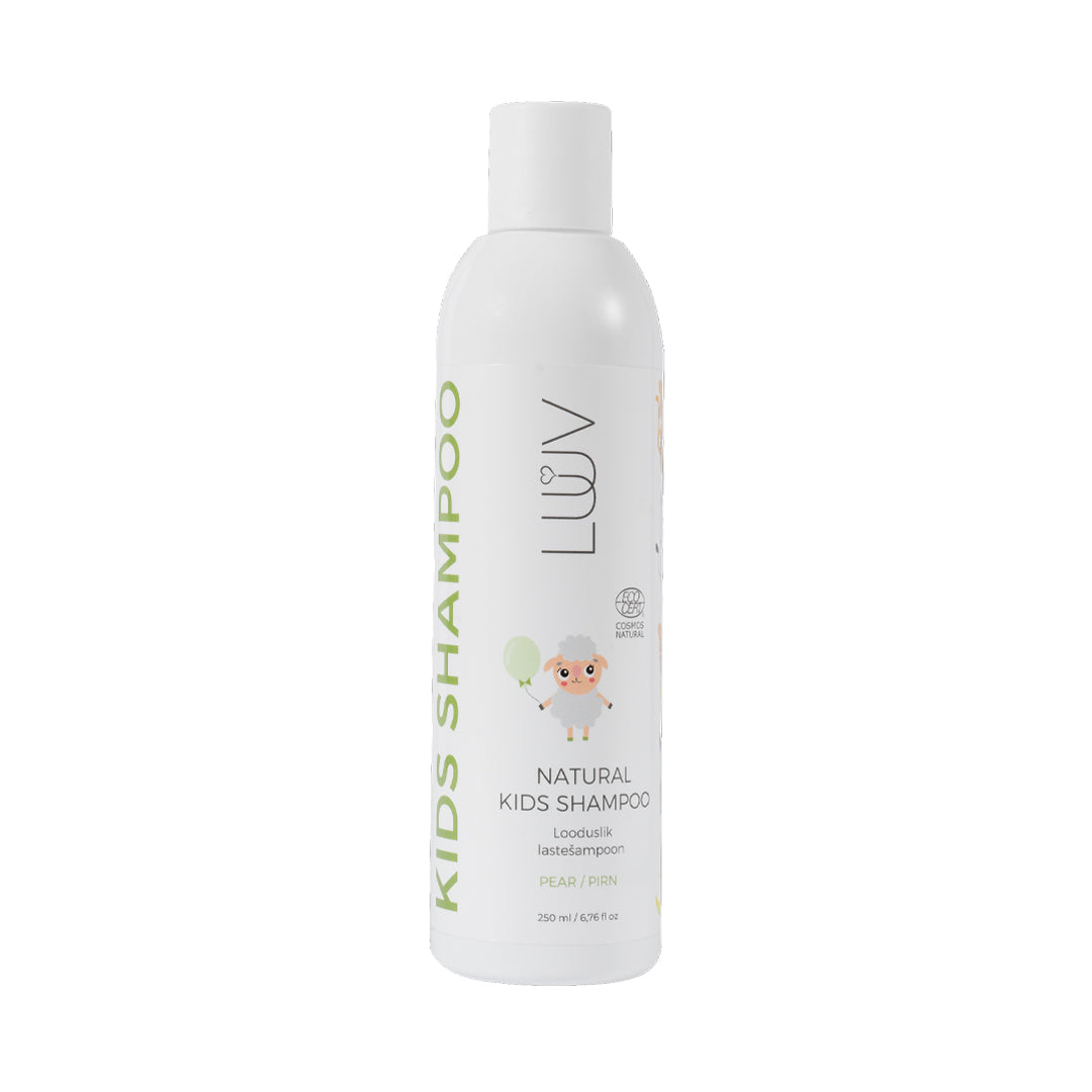 LUUV Natural Kids Shampoo Pear - šampūnas vaikams