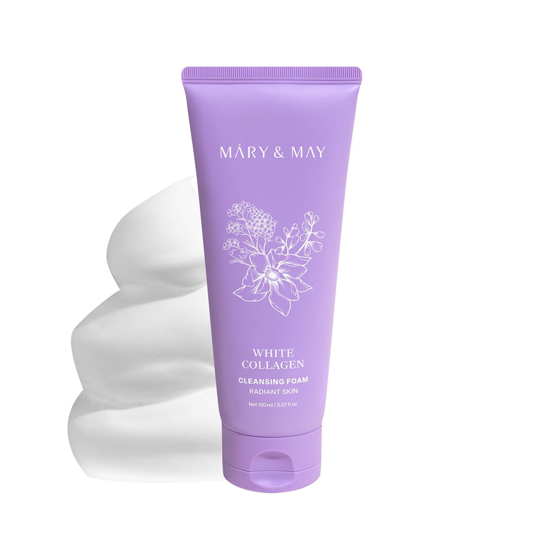 MARY&MAY White Collagen Cleansing Foam - valomosios veido putos