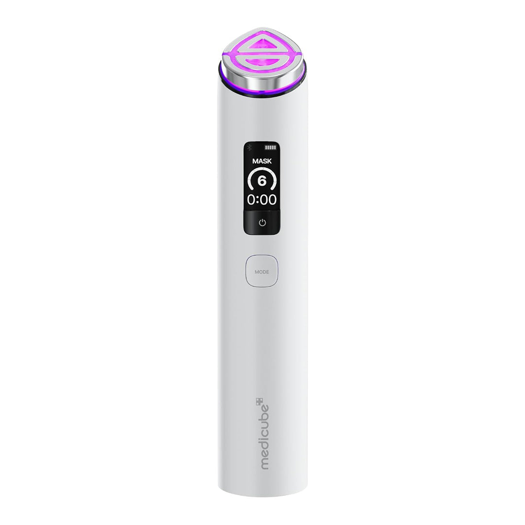 MEDICUBE AGE-R Booster Pro X2 - 7 funkcijų veido odos priežiūros aparatas, baltas