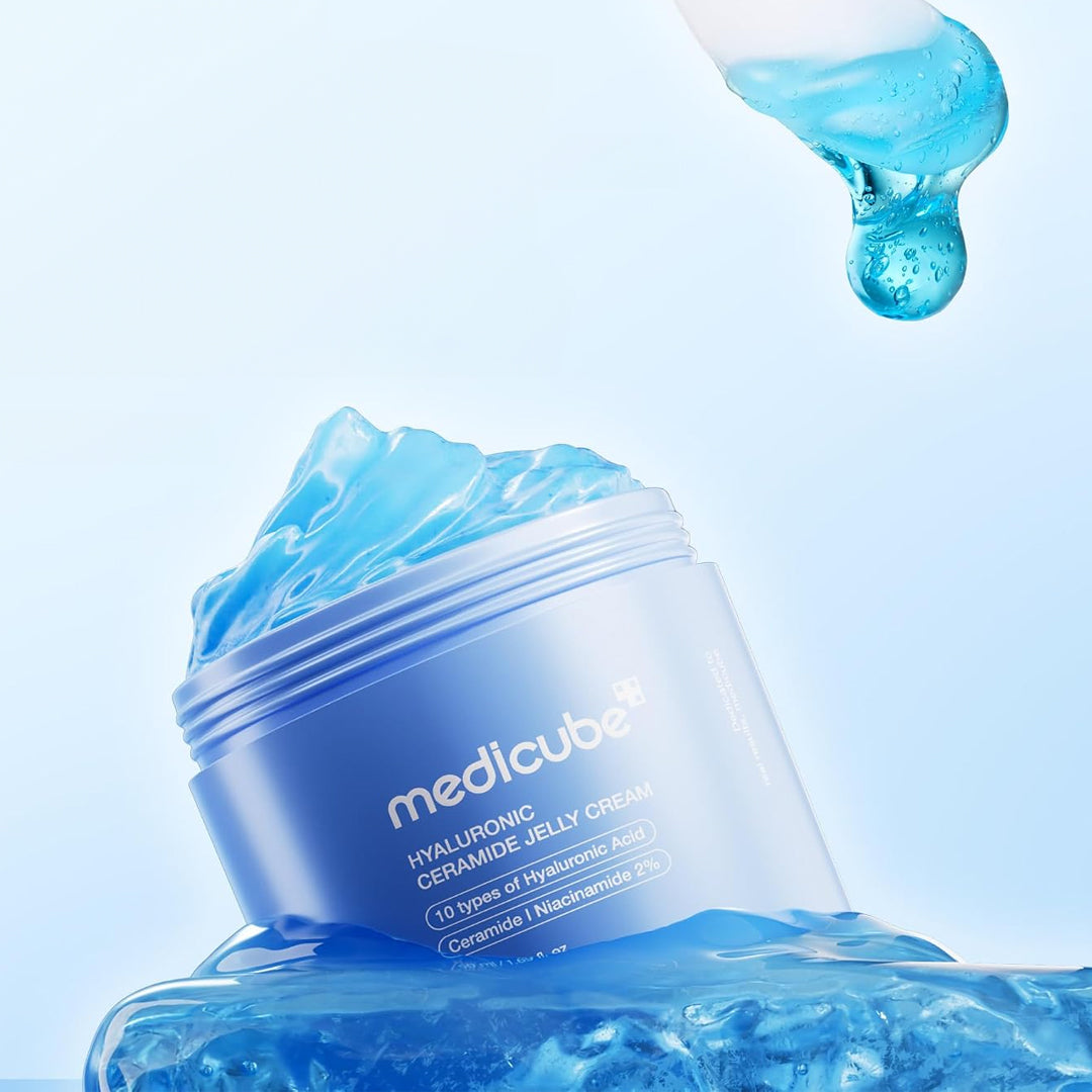 MEDICUBE Hyaluronic Ceramide Moisturizing Jelly Cream - gelinis veido kremas, 50ml