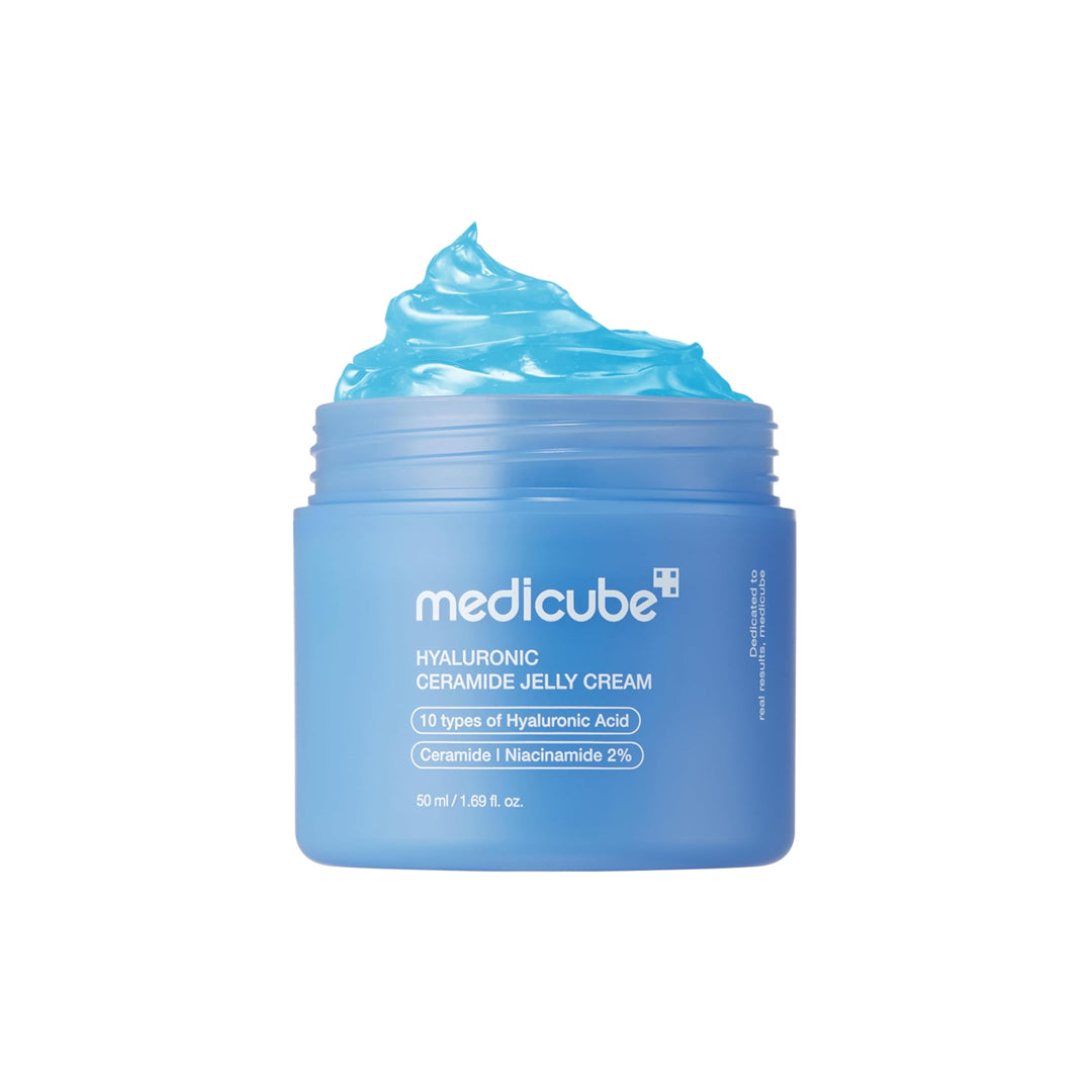 MEDICUBE Hyaluronic Ceramide Moisturizing Jelly Cream - gelinis veido kremas, 50ml