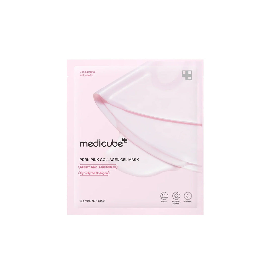 MEDICUBE PDRN Pink Collagen Gel Mask - stangrinamoji veido kaukė