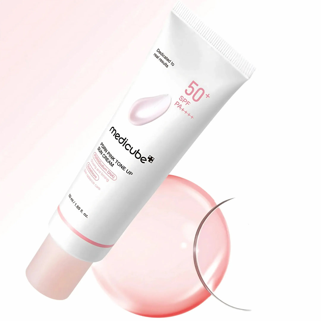 MEDICUBE PDRN Pink Tone-Up Sun Cream - kremas nuo saulės