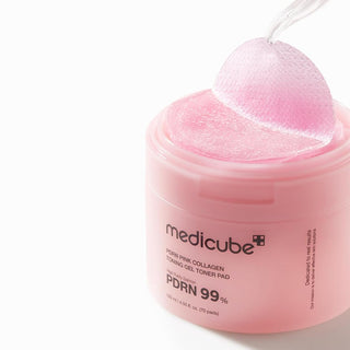 MEDICUBE PDRN Pink Toning Gel Toner Pad - tonizuojantys padeliai veidui