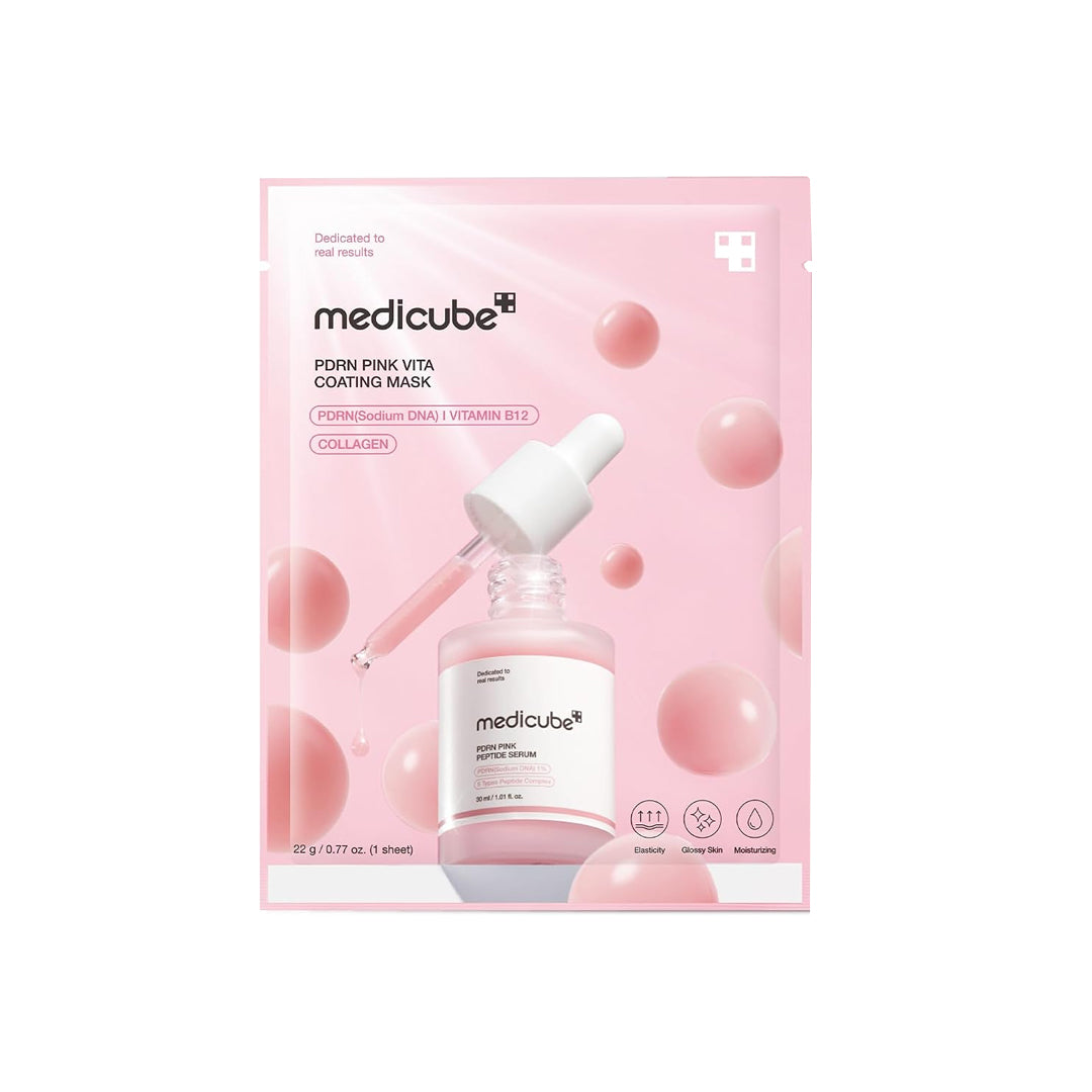 MEDICUBE PDRN Pink Vita Coating Mask - veido kaukė