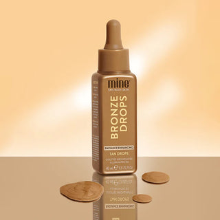 MINETAN Bronze Drops švytėjimo suteikiantys lašai